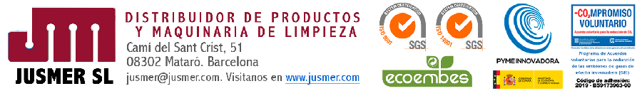 JUSMER SL · Distribuidor de productos y maquinaria de limpieza